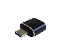 Adattatore Aisens Mini USB 3.1 Gen2 da USB-C maschio a USB A femmina nero