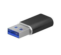 AISENS - A108-0678 - Mini adattatore USB 3.2 Gen2 / USB 2.03A, Tipo USB-C/H-A/M, Nero