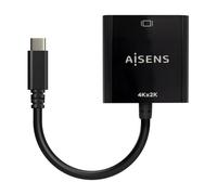 Aisens A109-0684 Convertitore da USB-C a HDMI 4K@30Hz 15 cm Nero