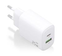 Aisens A110-0911 Caricabatterie 25W 1xUSB-C PD3.0 1xUSB-A QC3.0 Bianco