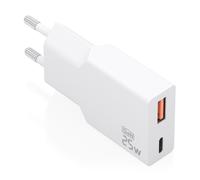 Caricabatterie AISENS ULTRA SLIM GaN 25W 1xUSB-C PD3.0 QC4.0 1xUSB-A QC3.0 BIANCO