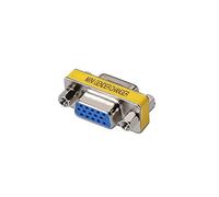 AISENS A114 - 0082 - Adattatore SVGA HDB15/h-hdb15/H, Colore: armarillo