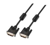AISENS Cavo ISENS DVI-D Maschio A DVI-D Maschio Single Link 18+1 FERRITAS 1.8M Nero A117-0086