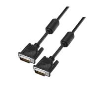 AISENS Cable DVI Dual Link 24+1 con FERRITA. M-M. Negro. 1.8M.