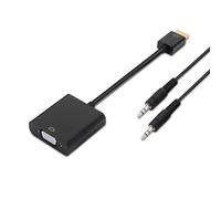 Aisens Cavo e adattatore video A122-0126 HDMI a SVGA con audio 0,1 m Nero
