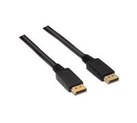 AISENS A124 - 0130 - Cavo 4 K, 3 m, 60 Hz, DP/m-DP/M, per Schermo o TV, Colore: Nero