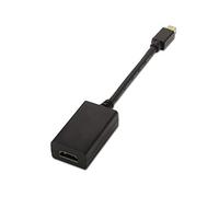 AISENS A125 - 0137 - Convertitore Mini DP a HDMI da 15 cm, Colore: Nero