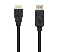 AISENS A125-0460 cavo e adattatore video 3 m DisplayPort HDMI Nero NEW