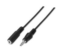 AISENS A128 - 0146 - Cavo Audio Stereo di 3 M con Jack 3.5, Colore: Nero