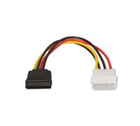 AISENS A131 - 0158 - SATA Cavo di Alimentazione 16 cm, Colore: Nero