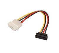 AISENS A131 - 0160 - Cavo SATA Alimentazione a Gomito, 16 cm, Colore: Nero