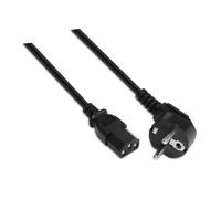 AISENS A132 - 0168 - Cavo Alimentazione CPU, CEE7/M-C13/H, 3 m, Rame Puro, AWG18 Colore: Nero
