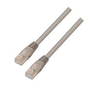 AISENS A133 - 0182 - Cavo di Rete Latiguillo rj45, 7 m, 10/100 Mbit/s, Switch/Router/Modem/Pannello di derivazione/Punto di Accesso/Campi di Collegamento, Colore: Grigio