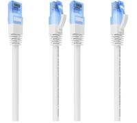 AISENS - A135-0823 - Cavo patch patch RJ45 Cat.6 UTP Awg26 CCA, bianco, 4,0 m (Confezione da 2)