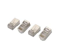 AISENS A139-0298 Connettore RJ45 Cat6 in acciaio inossidabile, confezione da 10 pezzi