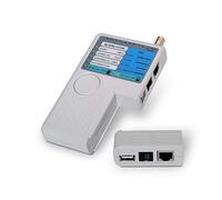 Aisens Tester per cavi di rete A142-0313 – RJ11/RJ12/RJ45, USB, coassiale – Grigio