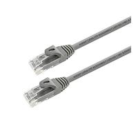 AISENS - A145-0325 cavo di rete RJ45 LSZH cat.6a 500 mhz utp awg24, grigio, 0,5m