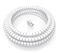 AISENS A151-0918 organizer per cavi a spirale, bianco, 2 m, plastica ad alta resistenza