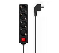 AISENS A154-0650 prolunghe e multiple 14 m 4 presa(e) AC Interno Nero