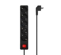 AISENS A154-0652 prolunghe e multiple 14 m 5 presa(e) AC Interno Nero
