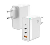 Caricabatterie Aisens GAN 100W - 2xUSB-C PD3.0 QC4.0 QC5.0 - 1xUSB-A QC3.0 - Bianco