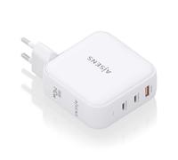 AISENS - ASCH-140W3P030-W - Caricabatterie GAN 140W, 2XUSB-C PD3.1 QC4.0, 1XUSB-A QC3.0, bianco