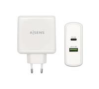 AISENS ASCH-2PD30QC-W Caricabatterie per dispositivi mobili Bianco Interno