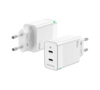 AISENS - ASCH-45W2P005-W - Caricatore GAN 45W, 2XUSB-C PD3.0 QC4.0, bianco