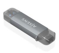 AISENS ASCR-2AC08-GR lettore di schede USB 3.2 Gen 1 (3.1 Gen 1) Type-A/Type-C Grigio NEW