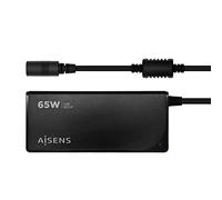 Aisens ASLC-65WAUTO-BK Caricatore universale per laptop 65W