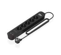 AISENS ASPS-2A2C15-BK prolunghe e multiple 14 m 5 presa(e) AC Interno Nero