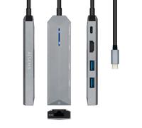 AISENS - ASUC-5P003-GR - USB-C DOCKING 5 IN 1, GREY