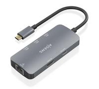 AISENS ASUC-6P019-GR replicatore di porte e docking station per laptop Cablato USB 3.2 Gen 1 (3.1 Gen 1) Type-C Grigio