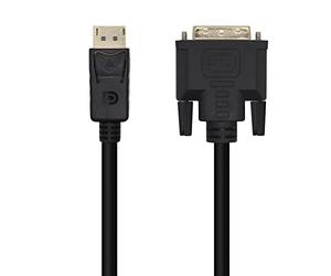 AISENS CABLE CONVERSOR A125-0463/ DISPLAYPORT MACHO DVI MACHO/ 3M/ NEGRO