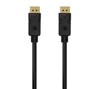 AISENS CABLE DISPLAYPORT 1.2 4K A124-0548 DISPLAYPORT MACHO DISPLAYPORT MACHO 50CM NEGRO