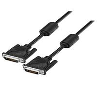 AISENS Cable DVI Dual Link 24+1 con FERRITA. M-M. Negro. 1.8M.