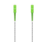 AISENS CABLE FIBRA Ã“PTICA LATIGUILLO G657A2 3.0 9/125 SMF SIMPLEX CPR DCA LSZH, SC/APC-SC/APC, BLANCO, 20M