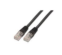 AISENS Cable Red UTP CAT6 RJ45 0,5M Negro U/UTP/AWG24 A135-0257