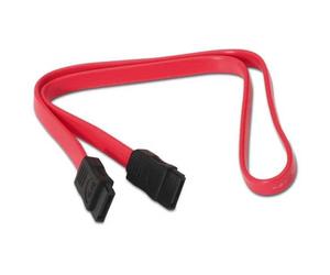 AISENS - Cable SATA III DATOS 6G DATOS, Rojo, 0.5M