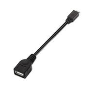 AISENS Cable USB OTG Tipo MICROB Macho-Tipo A HEMBRA15CMNEGRO