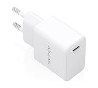 AISENS Caricatore GAN USB-C PD3.0 1 x USB-C 20 W, bianco