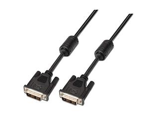 AISENS Cavo ISENS DVI-D Maschio A DVI-D Maschio Single Link 18+1 FERRITAS 1.8M Nero A117-0086