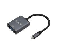 AISENS Convertitore in Alluminio, USB-C a VGA, USB-C/M-HDB15/H, Grigio, 15 cm