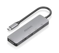 AISENS Docking USB Tipo ASUC-5P028-GR- 1xHDMI- 2xUSB- 2xUSB Tipo-C- 1xUSB Tipo-C PD- Gris
