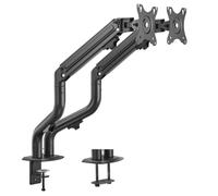 Aisens Dt32tsr-141 Double Monitor Stand Argento
