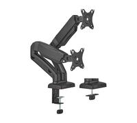 Aisens Dt32tsr-221 Double Monitor Stand Argento