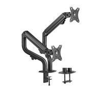 Aisens Dt32tsr-141 Double Monitor Stand Argento