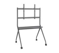 Aisens FT86FE-143 Supporto da pavimento Pro con vassoio per schermo interattivo/TV fino a 120 kg di 50-86 nero