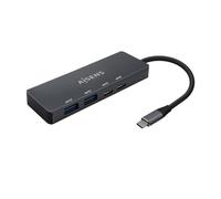 AISENS Hub USB3.2 Gen1 5G USB-C, USB-C/M-2xUSB-C/H-2xUSB-A/H, grigio, 15cm