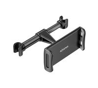 Supporto per poggiatesta auto Aisens AH-HA5, alluminio, 360°, estensibile 12-21 cm, nero